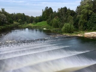 waterfall on the river