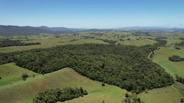 Spectacular aerial footage of Atherton Tablelands Queensland Australia