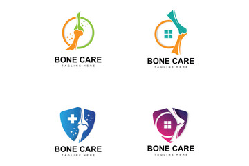 Bone Care Logo, Body Health Vector, Design For Bone Health, Pharmacy, Hospital, Health Product Brand