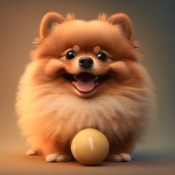 pomeranian spitz puppy