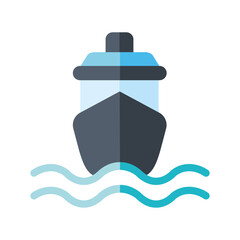 png image of boat icon with transparent background
