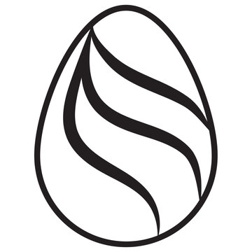 illustration of easter egg