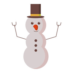 Christmas snowman icon PNG image with transparent background 