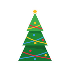 christmas tree icon png image with transparent background