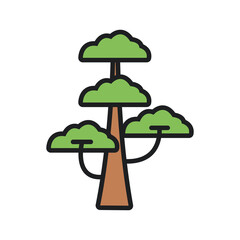 tree icon png image with transparent background