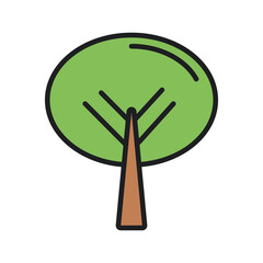 tree icon png image with transparent background