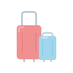 Summer season travel briefcase icon png icon with transparent background