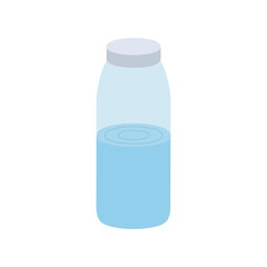 Summer season water bottle png icon with transparent background