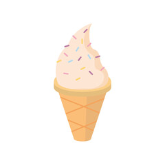 sweet, cream, symbol, delicious, dessert, ice, illustration, design, summer, ice cream color, cold, ice cream, ice cream cone, tasty, dairy, ice cream cone icon, sugar