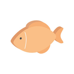 Summer season fish png icon with transparent background