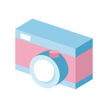 Png icon of a summer season camera with transparent background