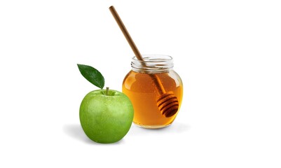 Tasty fresh ripe juicy apples fruits