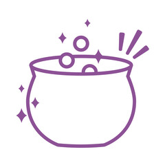 cauldron for witchcraft PNG image with transparent background 
