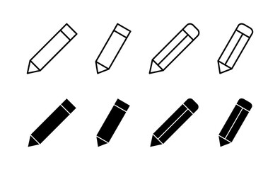 Naklejka premium Pencil icon vector for web and mobile app. pen sign and symbol. edit icon vector