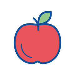 Apple PNG image icon with transparent background