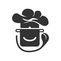 chef logo template Icon Illustration Brand Identity.Isolated and flat illustration. Vector graphic