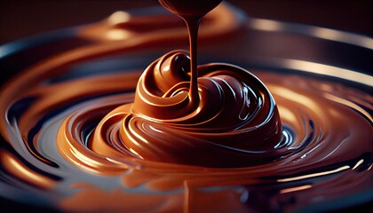 melted tasty chocolate
