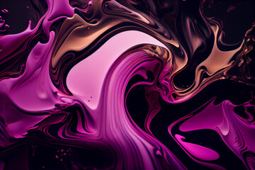 Obraz na płótnie Canvas background in black and pink colors.generative ai
