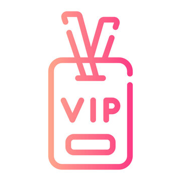 Vip Gradient Icon