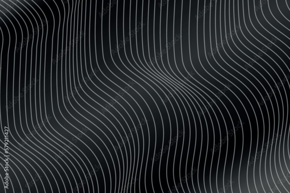 Poster vector illustration of the black pattern of lines abstract background. eps10.