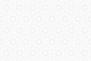 arabic seamless pattern with arabian and turkish ornament style use for ramadan background and eid banner