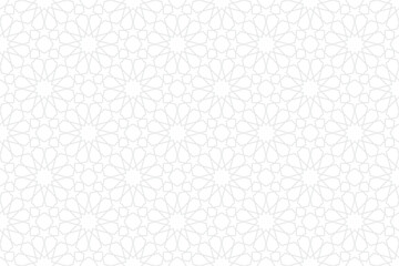 arabic seamless pattern with arabian and turkish ornament style use for ramadan background and eid banner