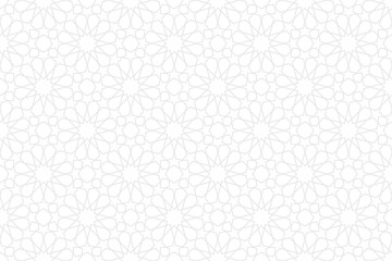 arabic seamless pattern with arabian and turkish ornament style use for ramadan background and eid banner