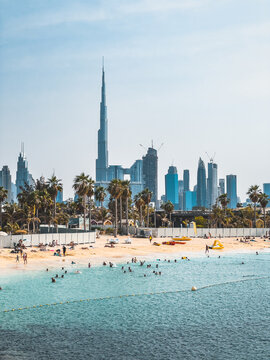 La Mer Beach and beachfront shops La Mer Central in Dubai, United Arab Emirates
