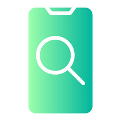 magnifying glass gradient icon