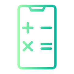 calculator gradient icon