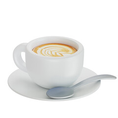 a cup of coffee 3D Icon