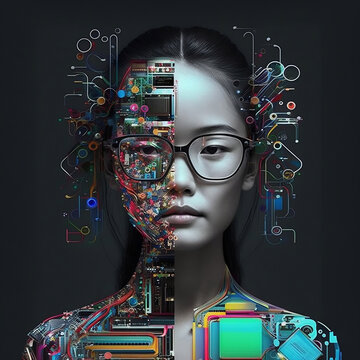 Artificial intelligence self-portrait