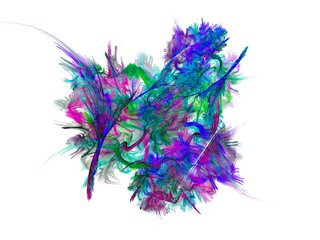 Fototapeta premium Enter the Enchanting Realm of Artificial Fractals: Embark on a Journey of Infinite Complexity and Discover the Mesmerizing Beauty of Mathematics and Design 