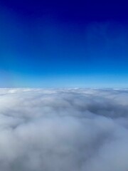 Fototapeta premium Flying above clouds
