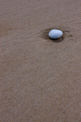 Fototapeta na wymiar White stone on the beach