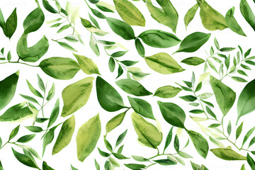 green leaves pattern