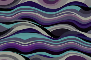 unobtrusive colorful modern curvy waves background illustration with dark slate gray