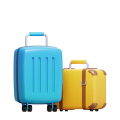 Holiday Luggage 3D Icon