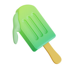 Popsicle for hot weather 3D Icon