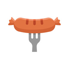 sausage icon vector design template simple and modern