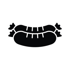 sausage icon vector design template simple and modern