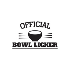 Official Bow Licker. Hand Lettering And Inspiration Positive Quote. Hand Lettered Quote. Modern Calligraphy.