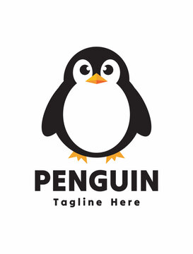 simple penguin logo