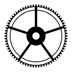 Obraz premium Gears are mechanical components.