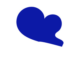 Blue Abstract Shapes Decor 