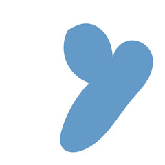 Blue Abstract Shapes Decor 