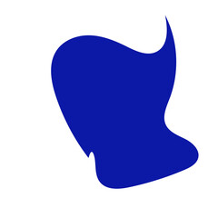 Blue Abstract Shapes Decor 