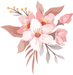 Watercolor Flower Bouquet