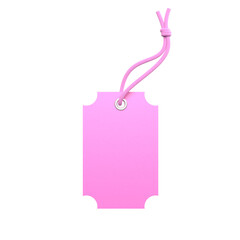 price tag 3d rendering