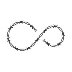 fince infinity icon vector illustration eps 